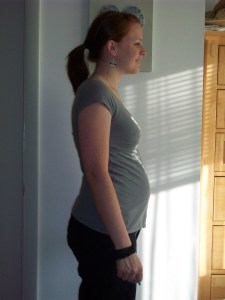 Me at 4 1/2 months (or 18  1/2 weeks)